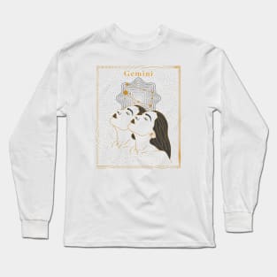 Gemini | Astrology Zodiac Sign Design Long Sleeve T-Shirt